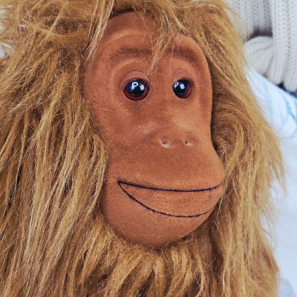 Vintage 1988 Plush Creations Ollie The Orangutan Primate Realistic Ape 21” - Picture 2 of 10